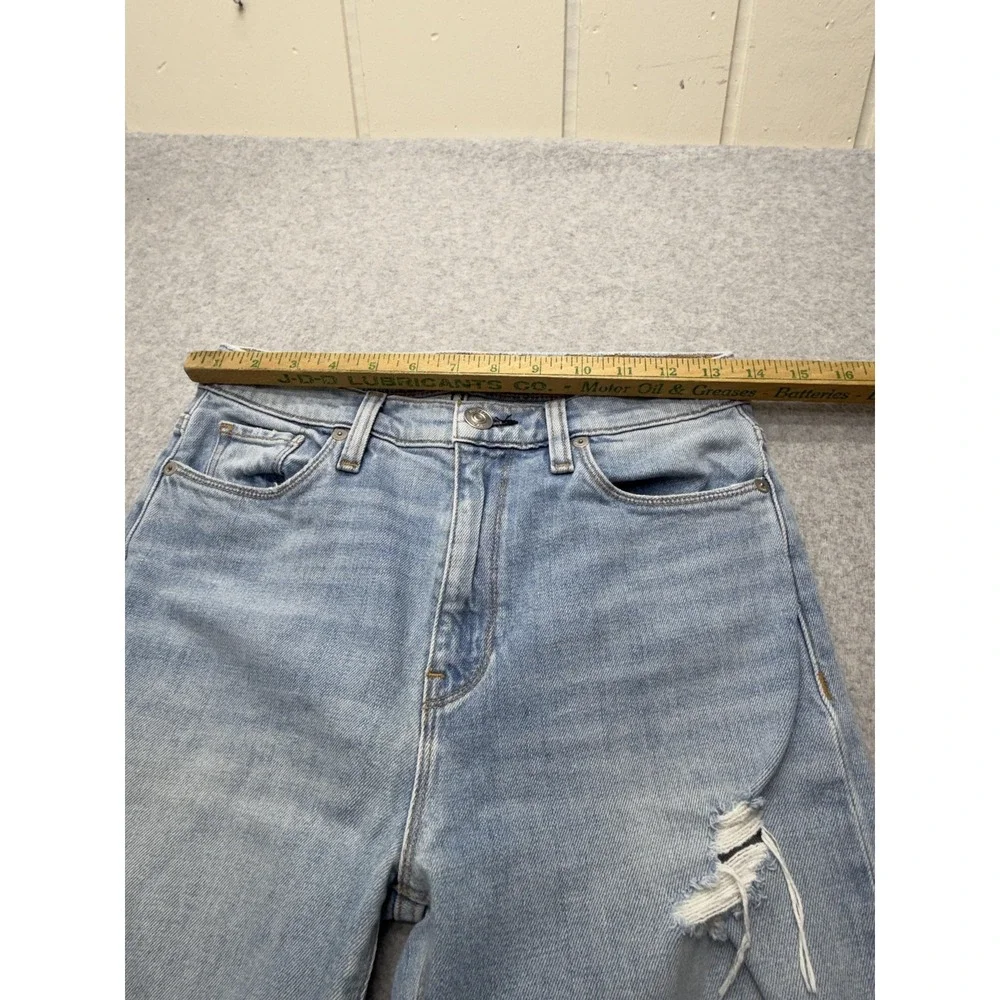 Hudson Holly‎ Boot Jeans Womens 27 Blue Light Wash Mid Rise Bootcut Distressed